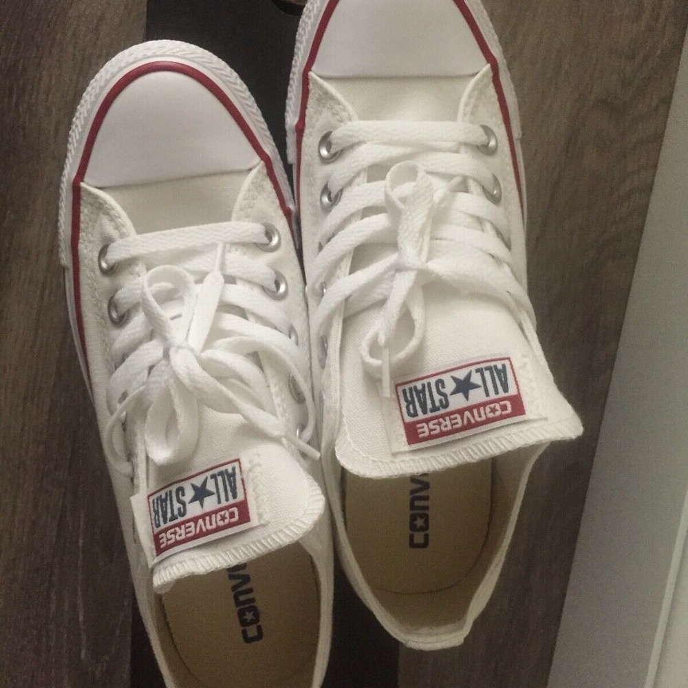 NEW Converse All Star Chuck Taylor Low White M5/W7